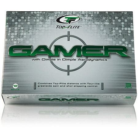 Top Flite Gamer Golf Balls, 1 Dozen - Walmart.com