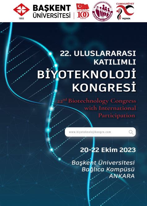 22 Uluslararası Katılımlı Biyoteknoloji Kongresi