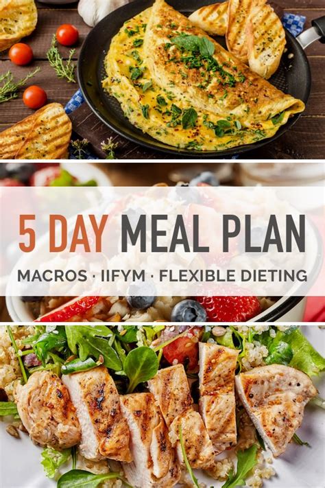 5 Day Macro Dieting Meal Plan