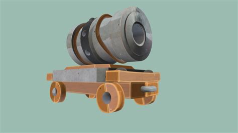 Cannon Cart Clash Of Clans 3d Model By Victorcarvalho27 7e9fb0b