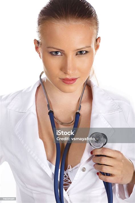 Sexy Doctor With Stethoscope Stock Photo Istock