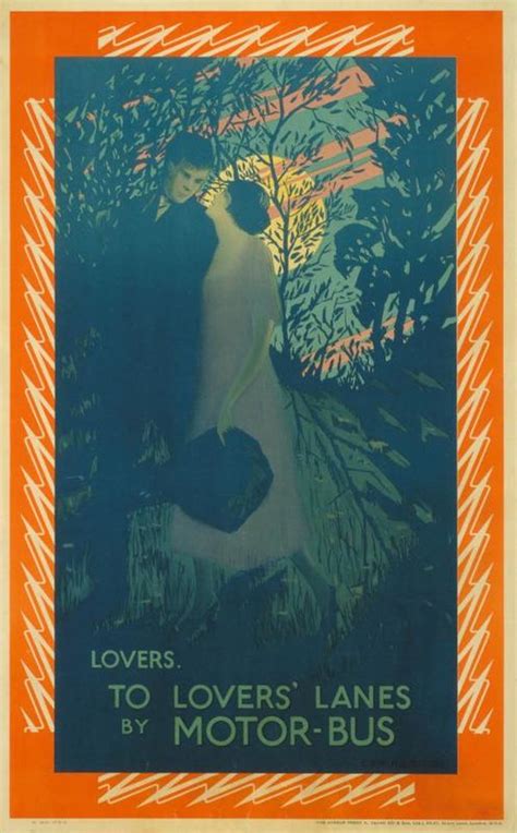 Poster To Lovers Lane By Christopher Richard Wynne Nevinson 1921