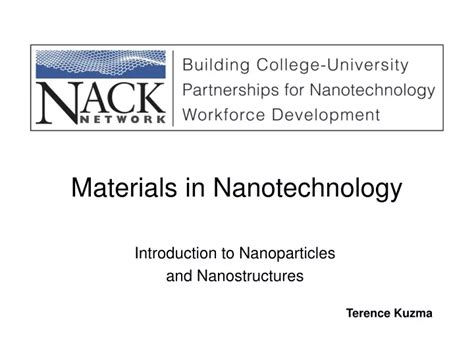 PPT - Materials in Nanotechnology PowerPoint Presentation, free download - ID:9304263