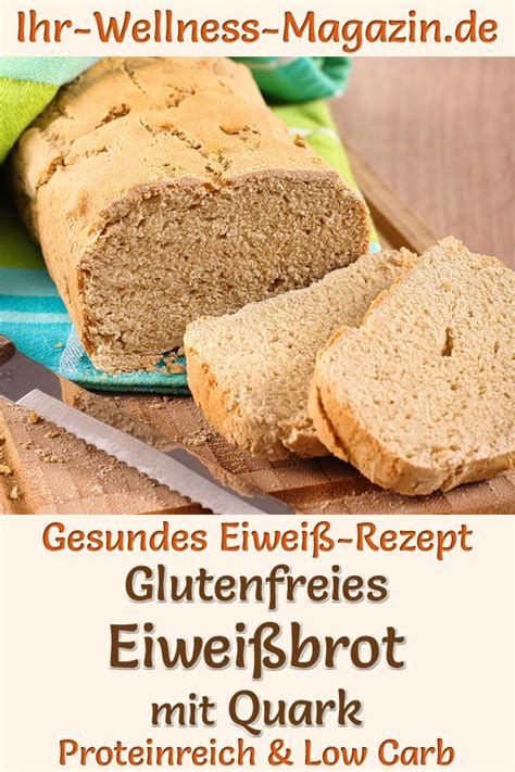 Glutenfreies Eiweißbrot mit Quark gesundes Low Carb Rezept