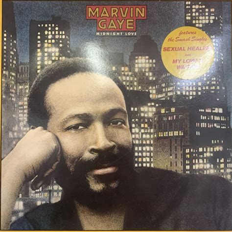 Marvin Gaye Midnight Love Inc Sexual Healing Lp キレイ！！ Fatman