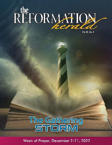 The Reformation Herald Vol 63 No 4 Seventh Day Adventist Reform