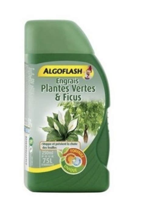 Engrais Complet Liquide Plantes Vertes Et Ficus Ml Algoflash