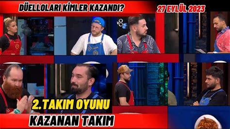 Masterchef All Star Eyl L Takim Oyununu Hang Takim Kazandi