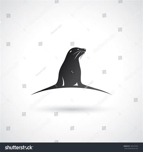 Sea Lion - Vector Illustration - 186479735 : Shutterstock