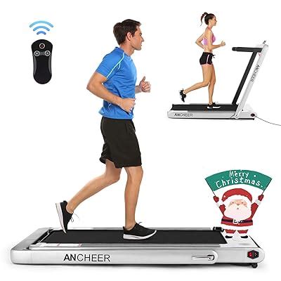 ANCHEER Folding Treadmill with Remote Control, Bluetooth Speaker & LCD ...