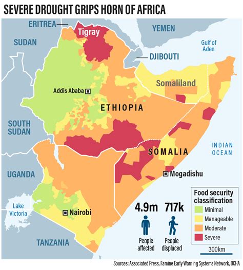 Droughts In Africa Map