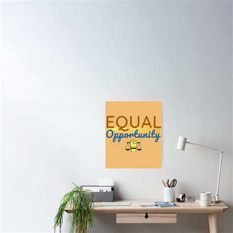 "Equal opportunity" Poster for Sale by Tecnofa | Redbubble