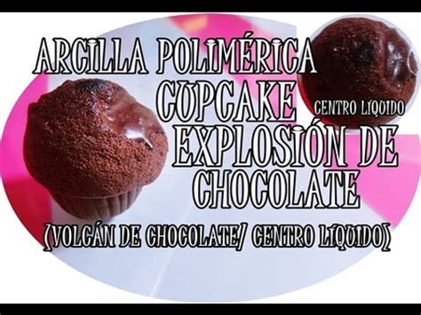 TUTORIAL CUPCAKE CON CENTRO LÍQUIDO DE ARCILLA POLIMÉRICA