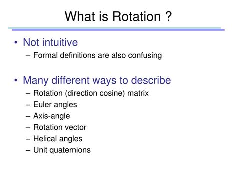 rotation  orientation fundamentals powerpoint