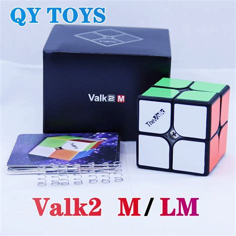 Qiyi valk2 m lm 2x2x2 cubo magnético quebra cabeça mágico valk2 m 2x2