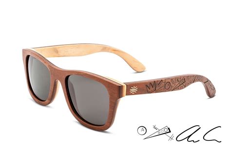 Hand Crafted Wood Eyewear Engraved With Designs From Around The World