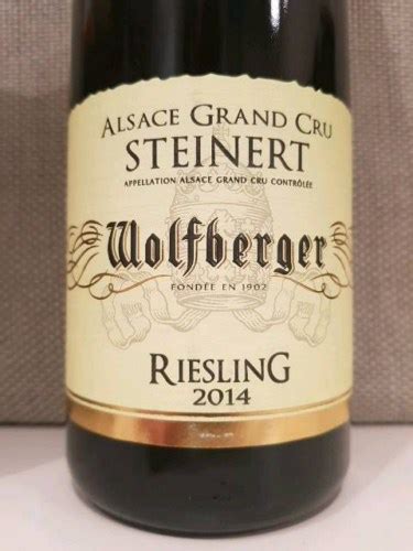 Wolfberger Alsace Grand Cru Steinert Riesling Vivino Us