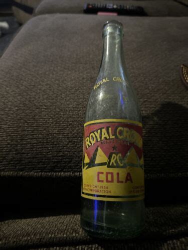 Vintage Royal Crown Rc Cola Soda 12 Oz Bottle Copyright 1936 Nehi Corporation Ebay