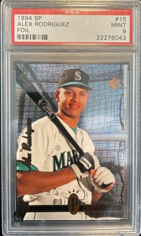 1994 Upper Deck SP 15 Alex Rodriguez Seattle Mariners RC Rookie Card