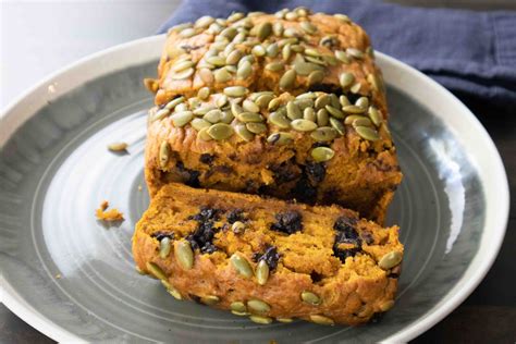 Easy Pumpkin Bread With Chocolate Chips And Toasted Pumpkin Seeds — Its Better With Butter