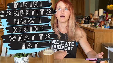 Bikini Competitor In Prep How I Decide What To Eat Youtube