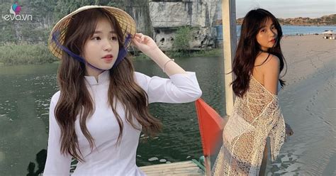 Khoe vòng 3 căng đầy trên biển hot girl Việt có mái tóc bồng bềnh bất ngờ lên báo Trung