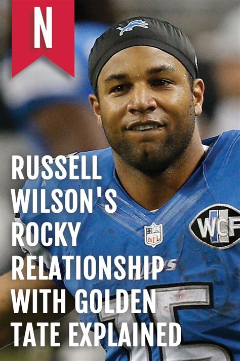 Russell Wilson And Golden Tate A Tale Of Turbulent Friendship