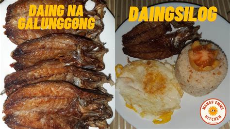 Paano Gumawa Ng Daing Na Hindi Maalat Daingsilog Youtube