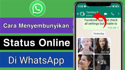 Cara Menyembunyikan Status Online Di Whatsapp Tahun Sembunyikan