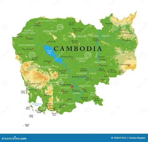 Cambodia physical features