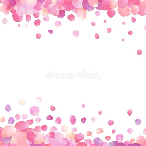 Background with Pink Rose Petals Stock Vector - Illustration of pink ...