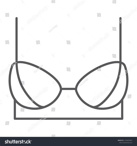 Bra Glyph Icon Female Underwear Lingerie Stock Vector Royalty Free 1229959957 Shutterstock