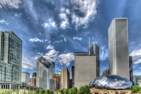 Chicago Bean Skyline Photograph by Bob Kinnison - Fine Art America