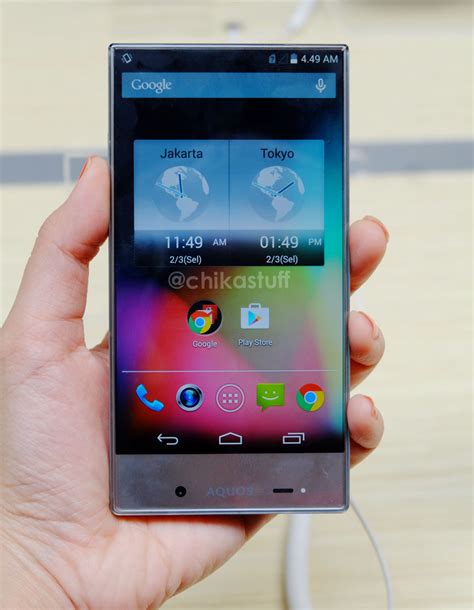 kenalan  sharp aquos crystal ck stuff