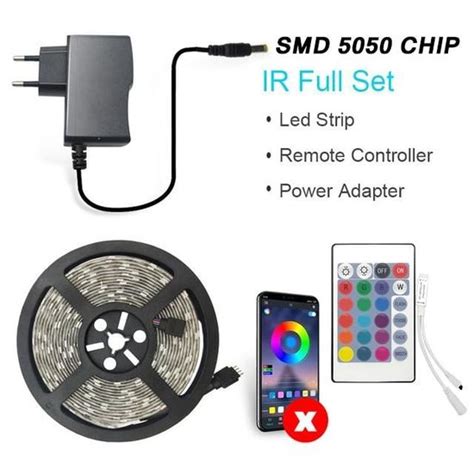 5050 IR Control NON Waterproof 25m Bande Lumineuse Led 5050 2835 Rgb