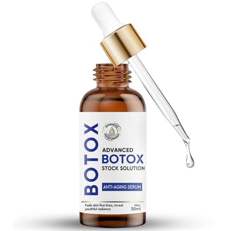 Buy Botox In A Bottle Botox Face Serum With C And E Botox Stock Solution Facial Serum Anti