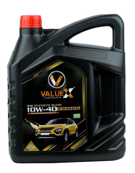 W Valuex High Performance Car Engine Oil Can Of Litre At Rs