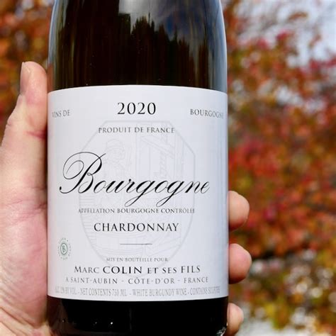 Domaine Marc Colin Et Fils Bourgogne Chardonnay Wine Decoded