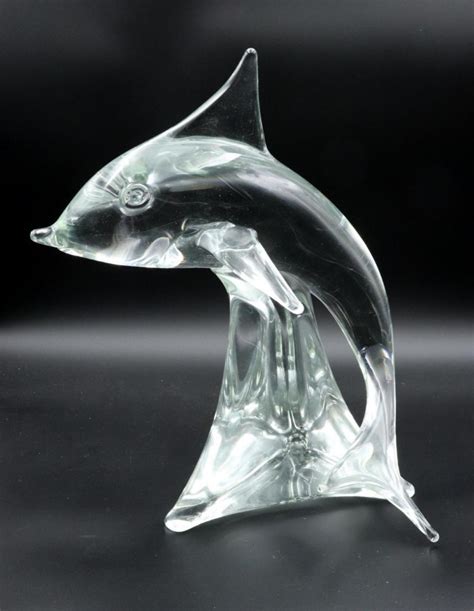 Sold Price Licio Zanetti Italian Murano Glass Dolphin Sculpture