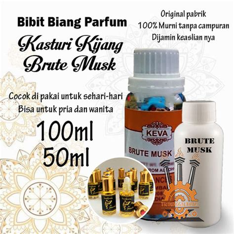 Jual Bibit Biang Parfum Kasturi Kijang 50ml Minyak Wangi Brute Musk Ex