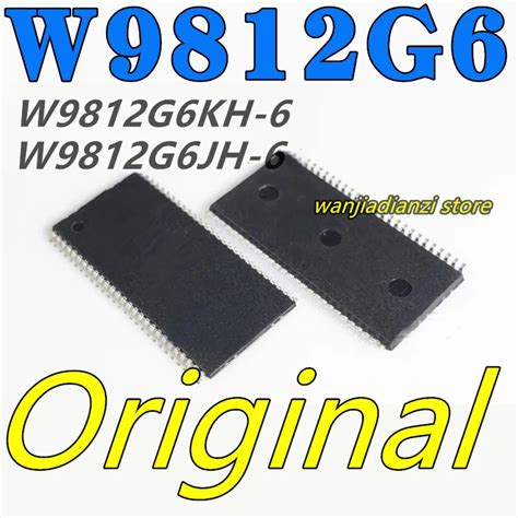 New Original W9812g6kh 6 W9812g6jh 6 Sdram Tsop54 W9812g6 W9812 Ram