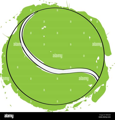 Sketch of a tennis ball Stock Vector Image & Art - Alamy