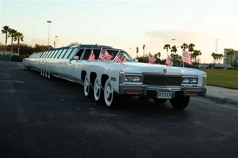 World's longest car worth $4m fits 75 passengers & comes with pool and helipad | The US Sun