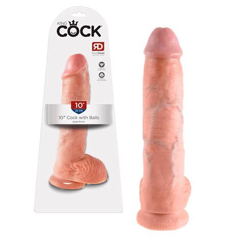 Gode Ventouse Réaliste 25 cm Couleur KING COCK