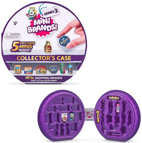 5 Surprise Mini Brands Collectors Case Series 3 Includes 5 Exclusiv