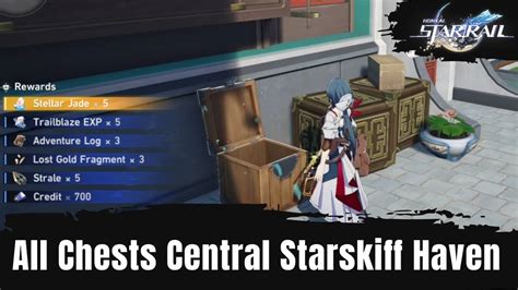 All Treasure Chests Central Starskiff Haven Honkai Star Rail Youtube