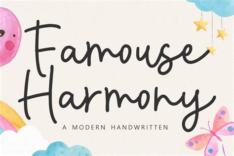 Famouse Harmony Font · 1001 Fonts