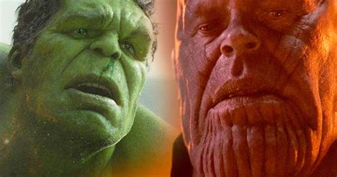 Thanos Vs Hulk Infinity War Directors Reveal Whos Stronger And Why