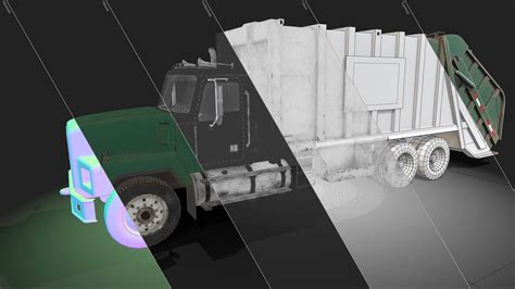 Classic Garbage Truck - 3D Model by MSWoodvine