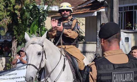 No Ltimo Dia De Servi O Sargento Da Cavalaria Da Pol Cia Militar